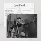 Die RMS Queen Mary Postcard Collection Postkarte (Vorne/Hinten)