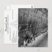 Die RMS Queen Mary Postcard Collection Postkarte (Vorne/Hinten)