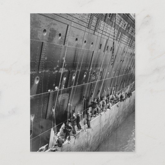 Die RMS Queen Mary Postcard Collection Postkarte (Vorderseite)
