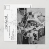 Die RMS Queen Mary Postcard Collection Postkarte (Vorne/Hinten)