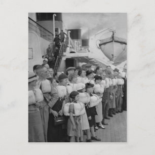 Die RMS Queen Mary Postcard Collection Postkarte