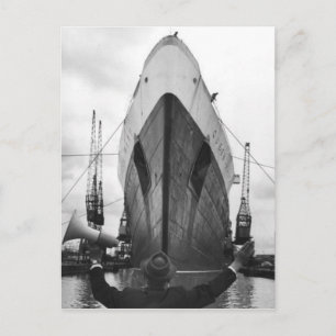 Die RMS Queen Mary Postcard Collection Postkarte
