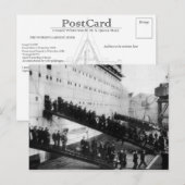 Die RMS Queen Mary Postcard Collection Postkarte (Vorne/Hinten)