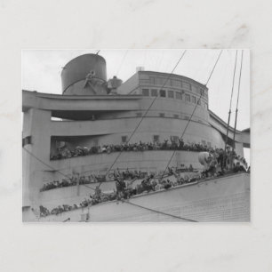 Die RMS Queen Mary Postcard Collection Postkarte