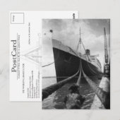 Die RMS Queen Mary Postcard Collection Postkarte (Vorne/Hinten)