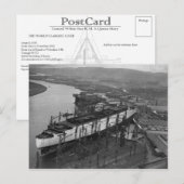 Die RMS Queen Mary Postcard Collection Postkarte (Vorne/Hinten)
