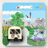 Die Road Tour Getränkeuntersetzer (Vorderseite)