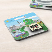 Die Road Tour Getränkeuntersetzer (Linke Seite)