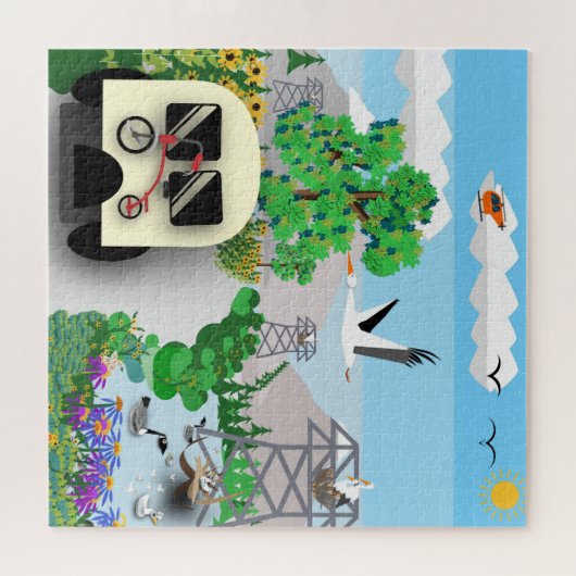 Die Road Tour Puzzle (Horizontal)