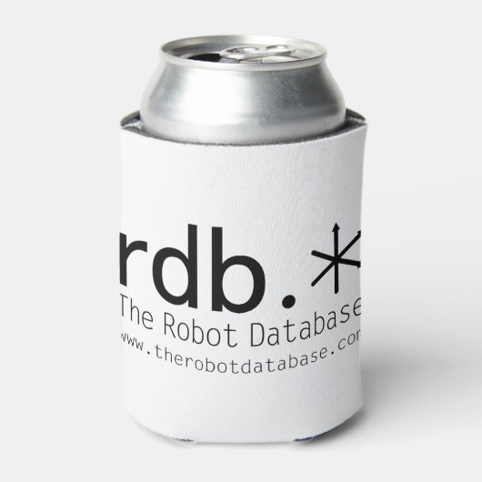 Die Robot-Datenbank kann gemütlich sein Dosenkühler (Kanne Vorderseite)
