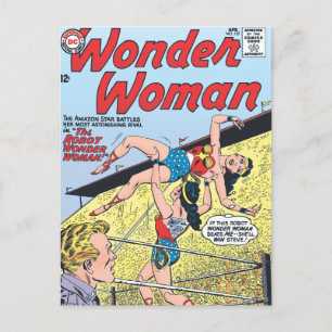 Die Robot Wonder Woman Postkarte