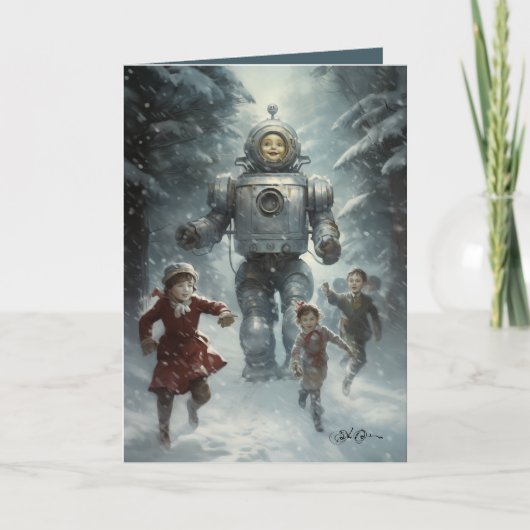 Die Roboter kommen Ankündigung (Vorderseite)