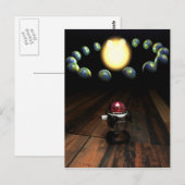 Die Roboter-Postkarte Postkarte (Vorne/Hinten)