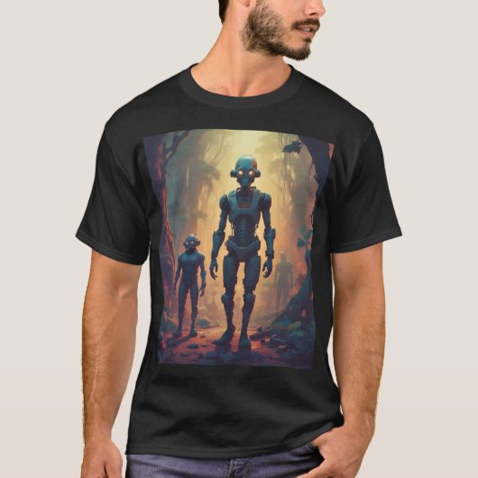die Roboter T-Shirt (Vorderseite)