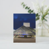 Die Rock and Roll Hall of Fame in Dusk Postkarte (Stehend Vorderseite)