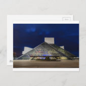 Die Rock and Roll Hall of Fame in Dusk Postkarte (Vorne/Hinten)