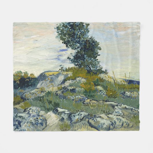 Die Rocks Vincent van Gogh Fleecedecke (Vorderseite (Horizontal))