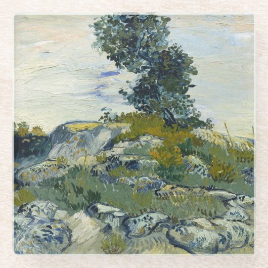 Die Rocks Vincent van Gogh Glasuntersetzer (Vorderseite)