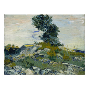 Die Rocks Vincent van Gogh Poster