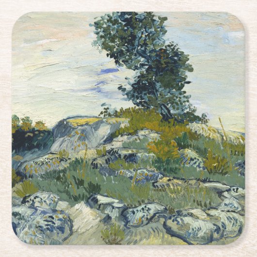 Die Rocks Vincent van Gogh Rechteckiger Pappuntersetzer (Vorderseite)