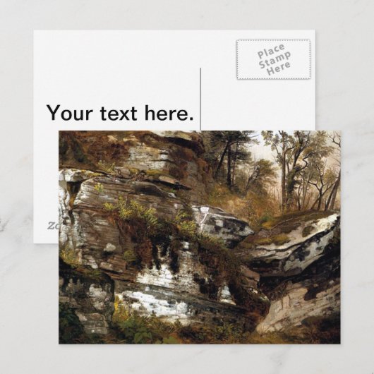 Die Rocky Cliff - Durand Postkarte (Vorne/Hinten)