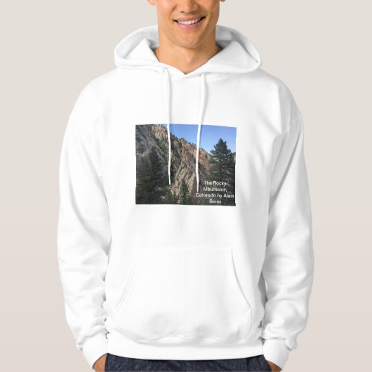 Die Rocky Mountains, Colorado Hoodie (Vorderseite)