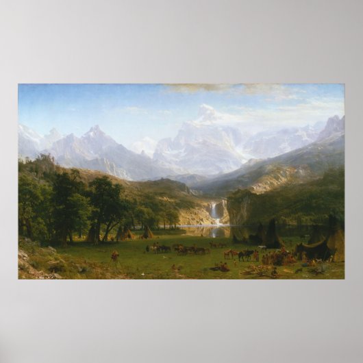 Die Rocky Mountains, die Lander-Spitze Poster (Vorne)