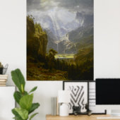 Die Rocky Mountains, Lander's Peak (1863) Poster (Heimbüro)