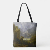 Die Rocky Mountains, Lander's Peak von Bierstadt Tasche (Rückseite)