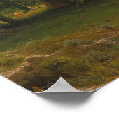 Die Rocky Mountains Landers Spitze Vintage Malerei Poster (Ecke)