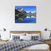 Die Rocky Mountains spiegelten sich auf Saint Mary Leinwanddruck (Insitu (Schlafzimmer))