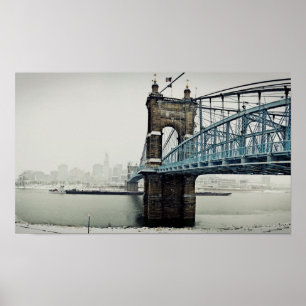 Die Roebling-Brücke Poster