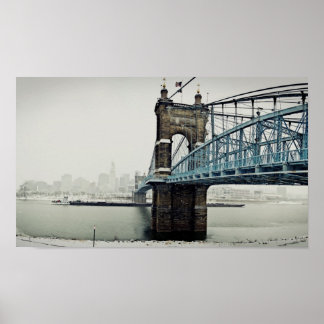 Die Roebling-Brücke Poster