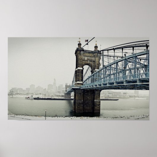Die Roebling-Brücke Poster (Vorne)