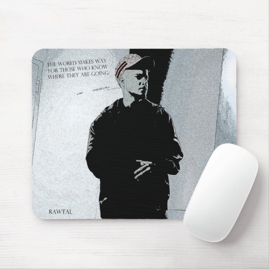 Die rohe Mausunterlage Mousepad (Mit Mouse)