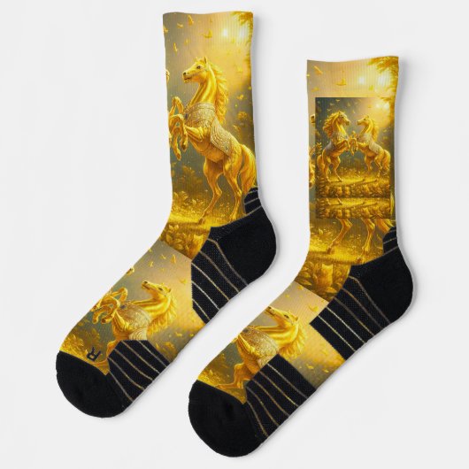 Die rohe, ungebändigte Bewegung eines Galopps oder Socken (Links)