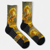 Die rohe, ungebändigte Bewegung eines Galopps oder Socken (Rechts)