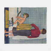 Die Röhre Fleecedecke (Vorderseite (Horizontal))