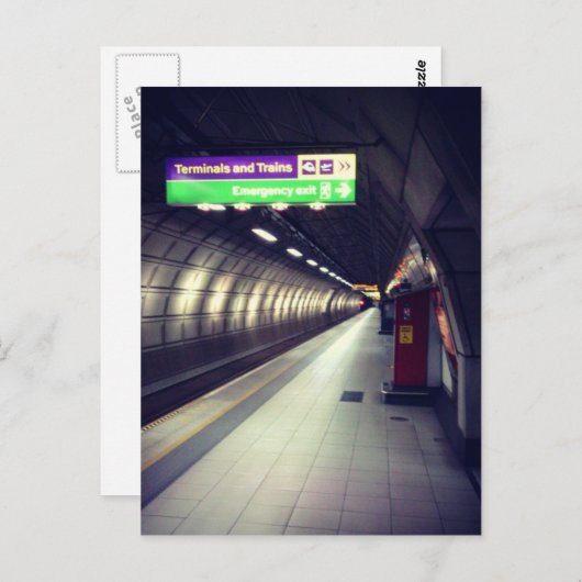 Die Röhre Postkarte (Vorne/Hinten)