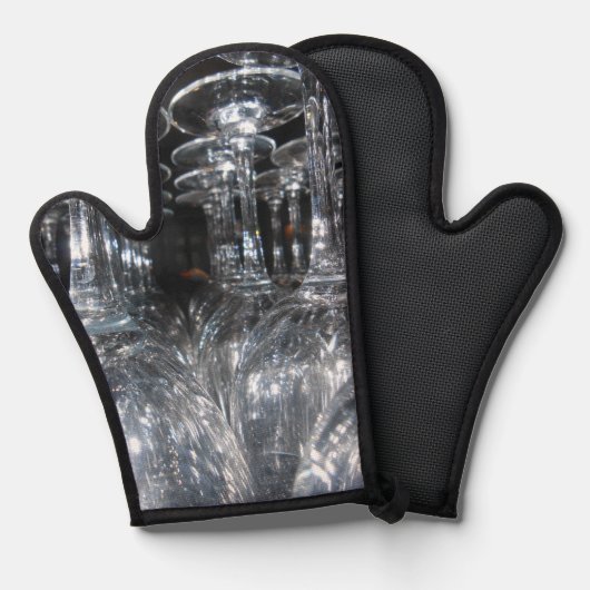 Die Rolle der Ausgesprochenen Ofenhandschuh (Vorderseite/Rückseite)