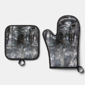 Die Rolle der Ausgesprochenen Ofenhandschuh & Topflappen-Set (Vorderseite)