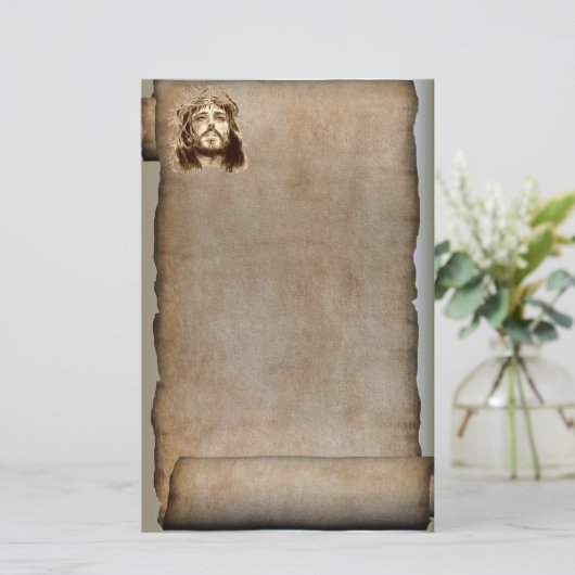 Die Rolle des Jesus Christus, Dornenkrone Briefpapier (Stehend Vorderseite)