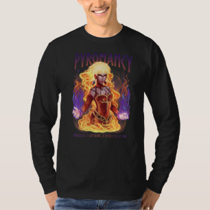 Die Rolle des Magierspielers beim RPG-Spiel T-Shirt