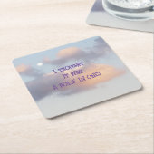 Die Rolle in einem Golfer-Traum Rechteckiger Pappuntersetzer (angewinkelt)