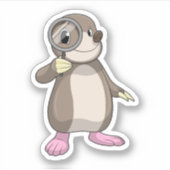 Die Rolle mit dem Zierglas Aufkleber (Vorderseite)