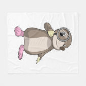 Die Rolle mit dem Zierglas Fleecedecke (Vorderseite (Horizontal))