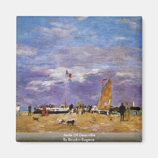 Die Rolle von Deauville von Boudin Eugène Magnet (Vorne)