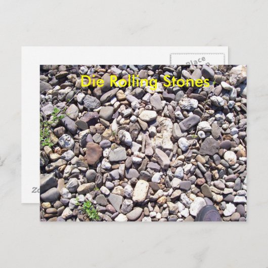 Die Rollsteine Postkarte (Vorne/Hinten)