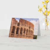 Die Rom-Grußkarte des Kolosseums Karte (Gelbe Blume)