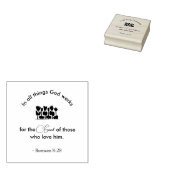 Die Romane 8:28 Gummistempel (Stempel)